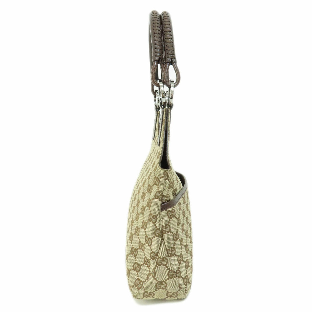 Gucci GG Canvas Hobo Bag leather trim - Picture 3 of 11